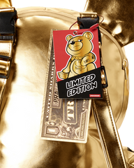 GOLD RUSH MONEYBEAR TEDDYBEAR BACKPACK