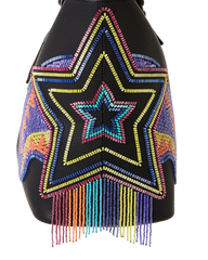 STAR RACER A.I.7 SANDFLOWER COLLAB BEADED TOTE